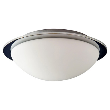 Forum Spa Opie LED Bathroom Glass Dome Flush Ceiling Light, alternate view 3