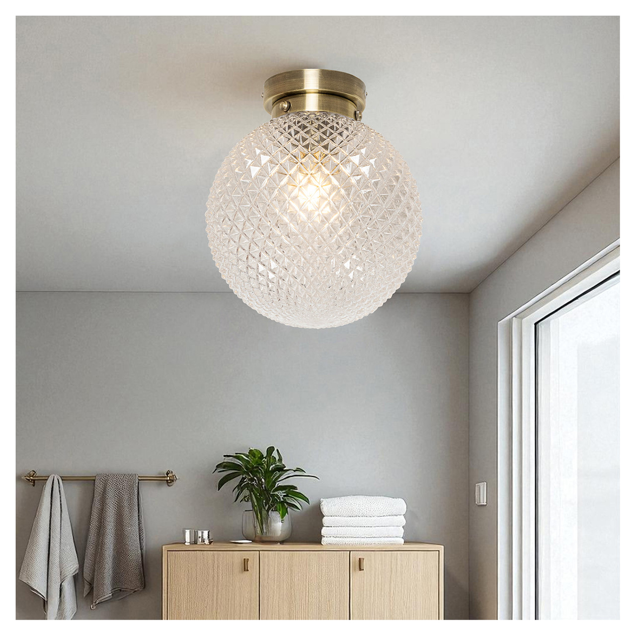 Forum Spa Vermont Antique Ceiling Pendant
