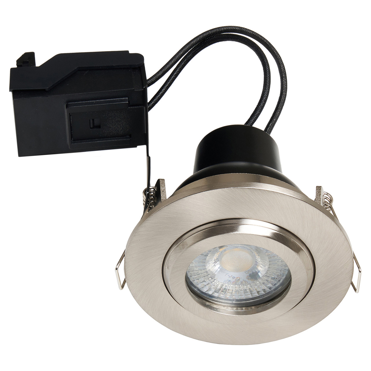 Forum Spa Eros Chrome IP65 GU10 Fire Rated Tilt Downlight