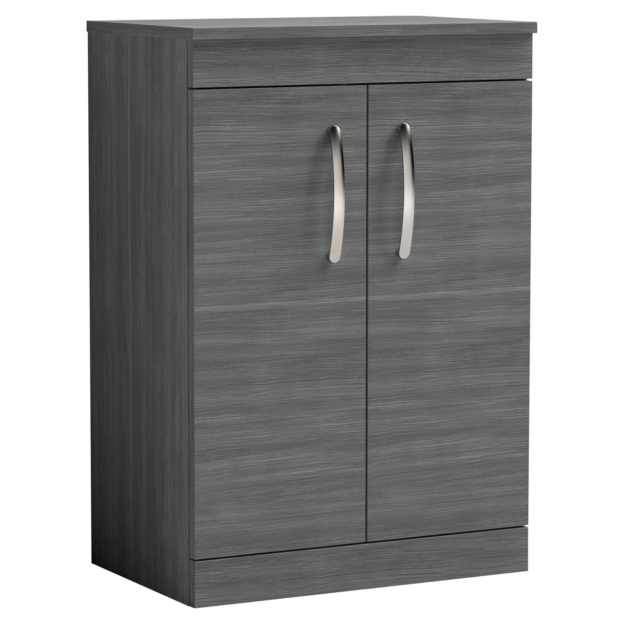Nuie Athena Woodgrain 2 Door Vanity Unit with Worktop