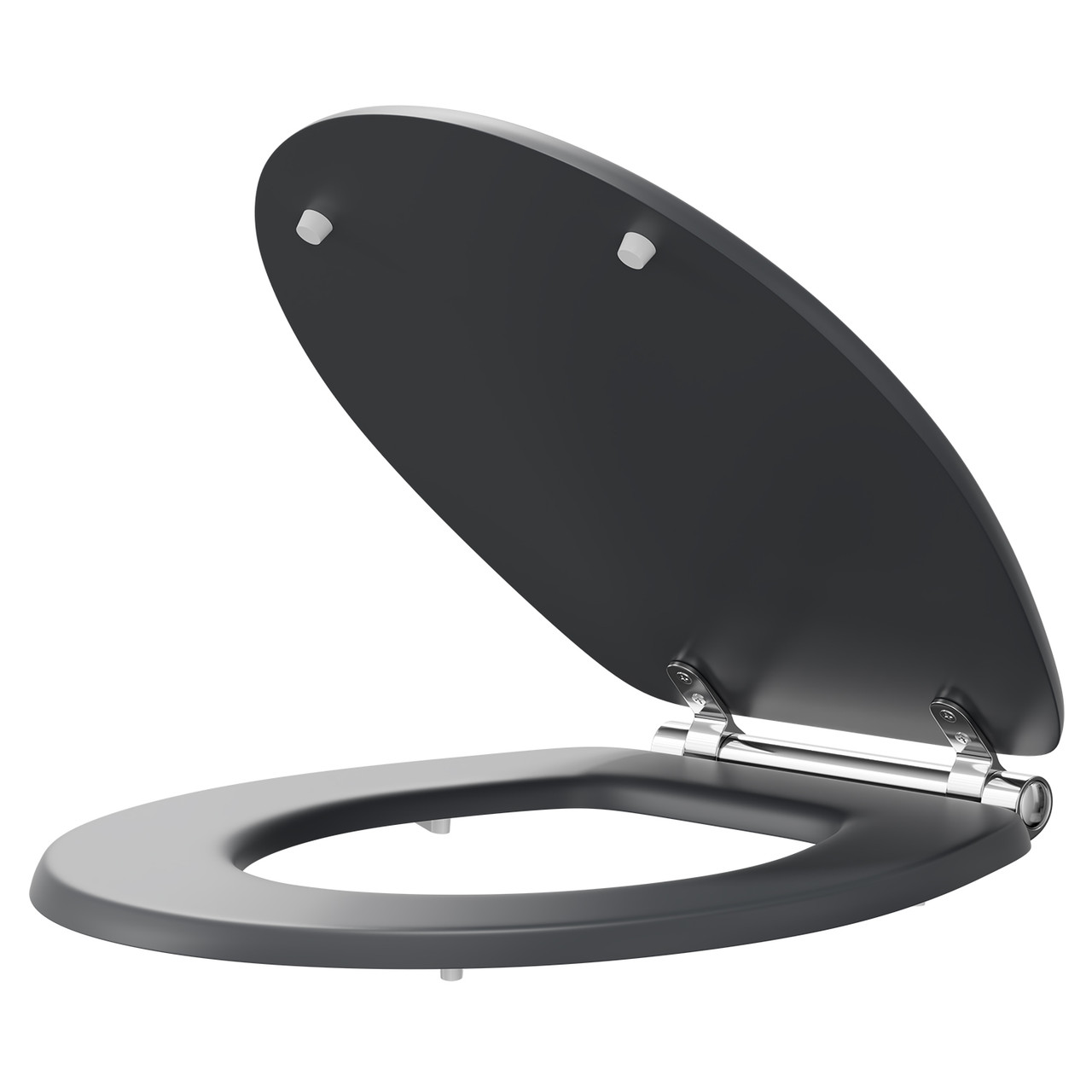 Danbury MDF Soft Close With Chrome Hinge Toilet Seat