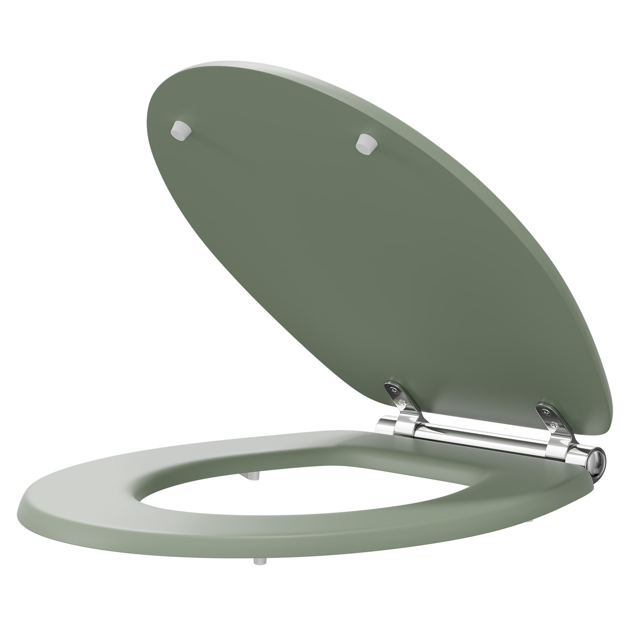 Danbury MDF Soft Close With Chrome Hinge Toilet Seat