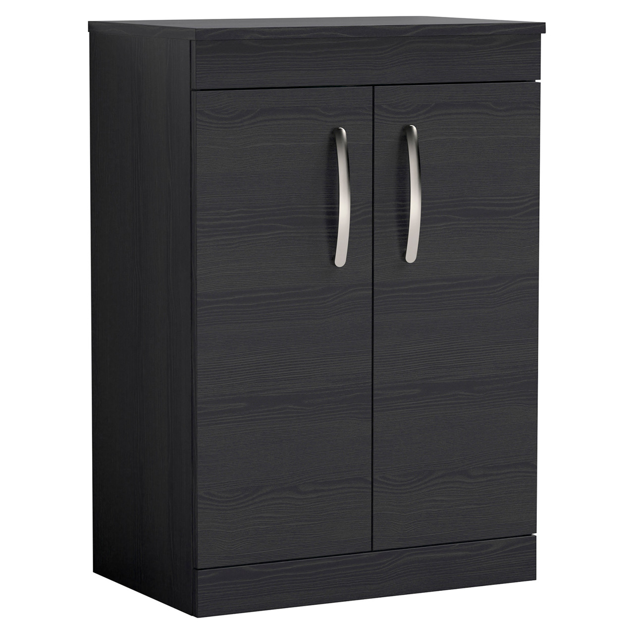 Nuie Athena Woodgrain 2 Door Vanity Unit with Worktop