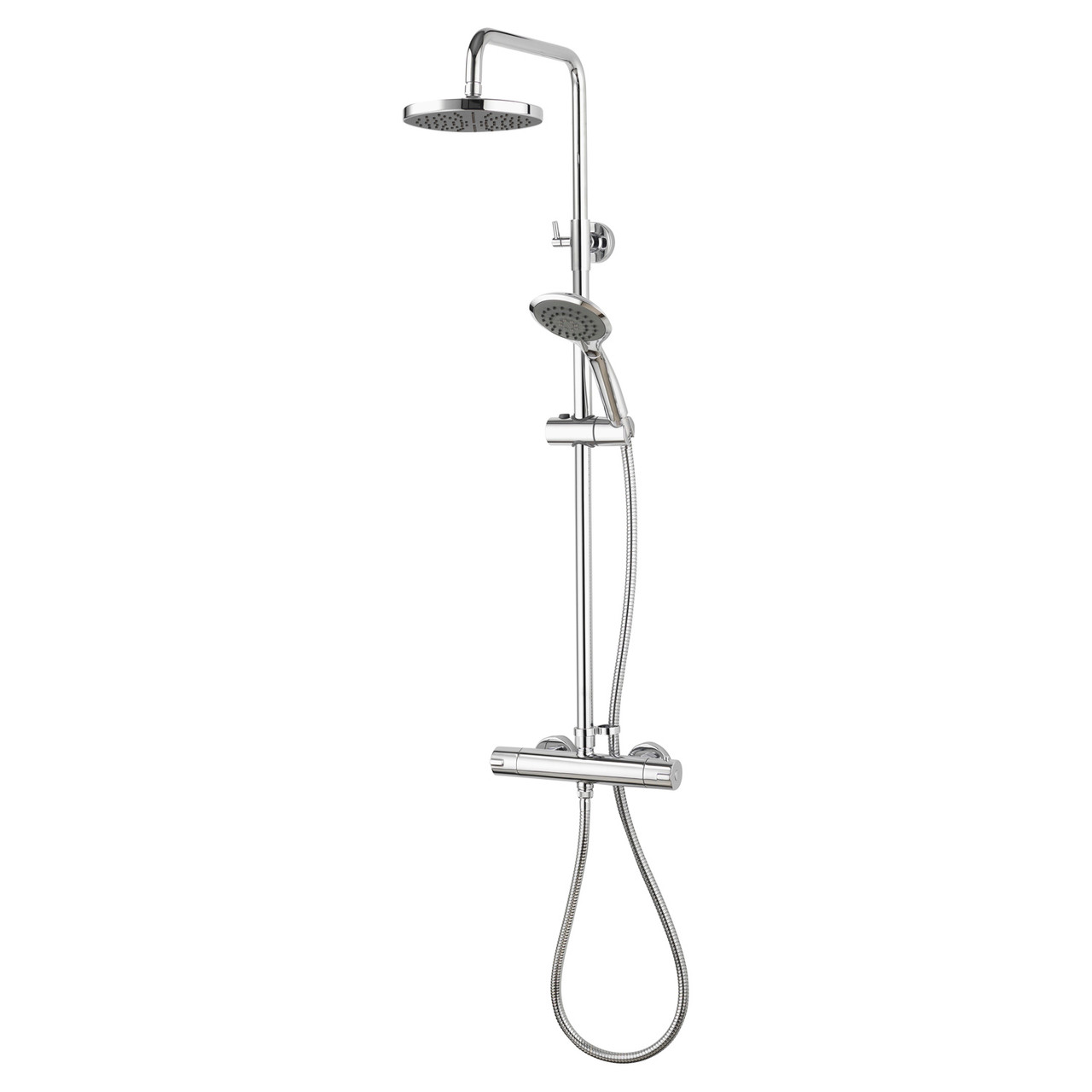 Aqualisa AQ Gloss Cool Touch Round Shower Column (Including Fixing Kit) High Pressure