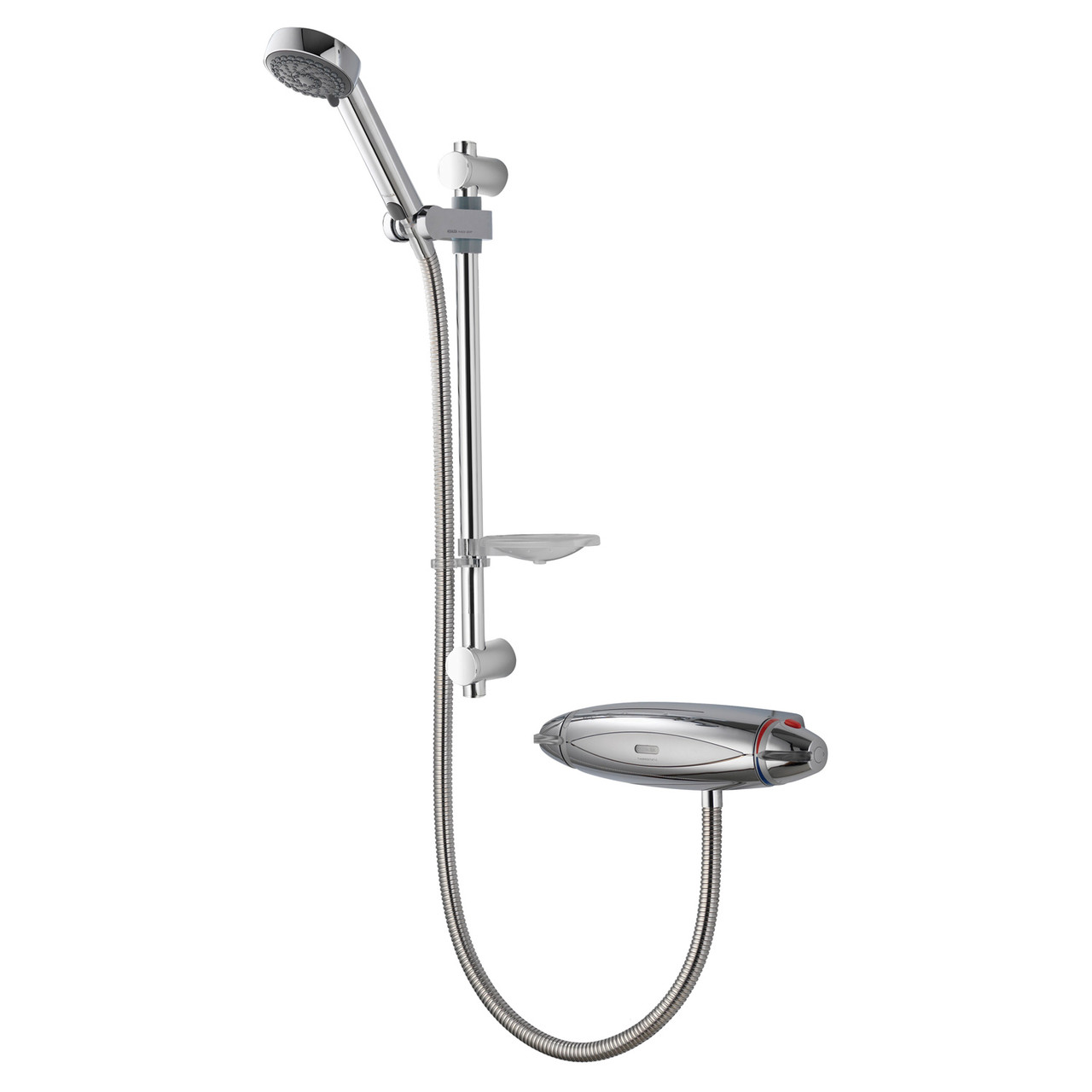 Aqualisa Colt Gloss Exposed Mixer Shower with Adjustable Head