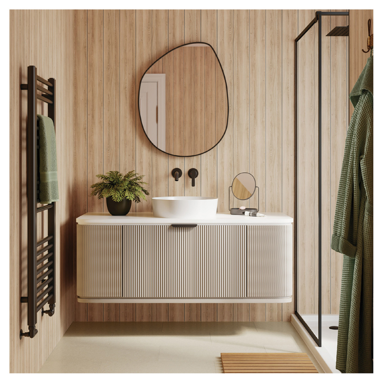 Multipanel Naturepanel Shiplap Bathroom Wall Panel