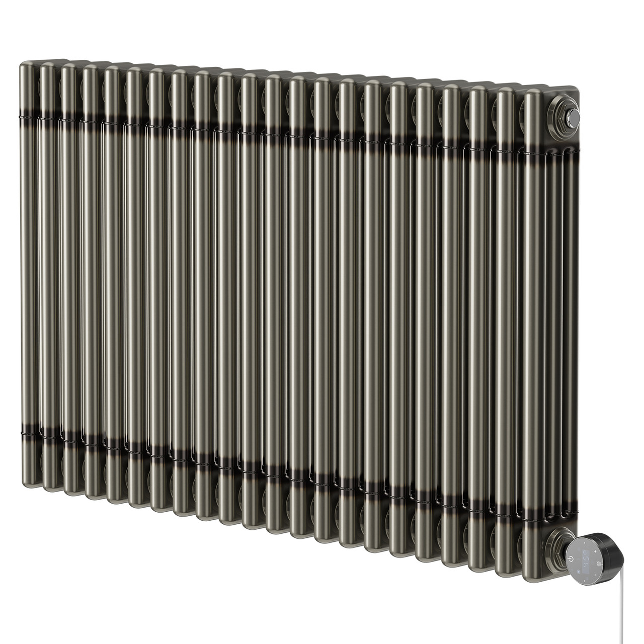 Colosseum Horizontal Wifi Thermostatic Electric Triple Column Radiator