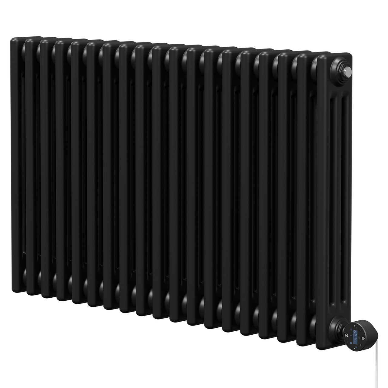 Colosseum Colore Horizontal Wifi Thermostatic Electric Triple Column Radiator