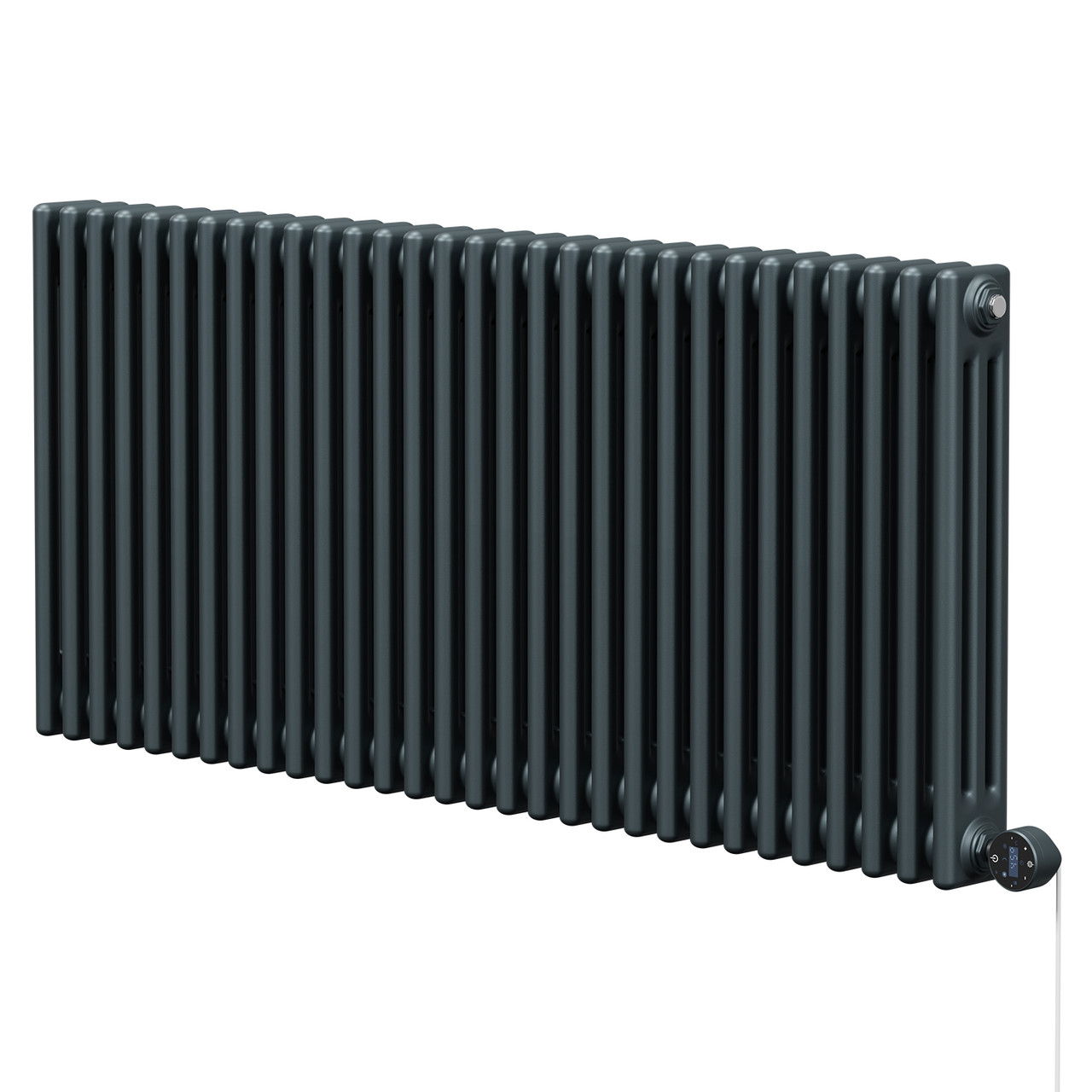 Colosseum Horizontal Wifi Thermostatic Electric Triple Column Radiator
