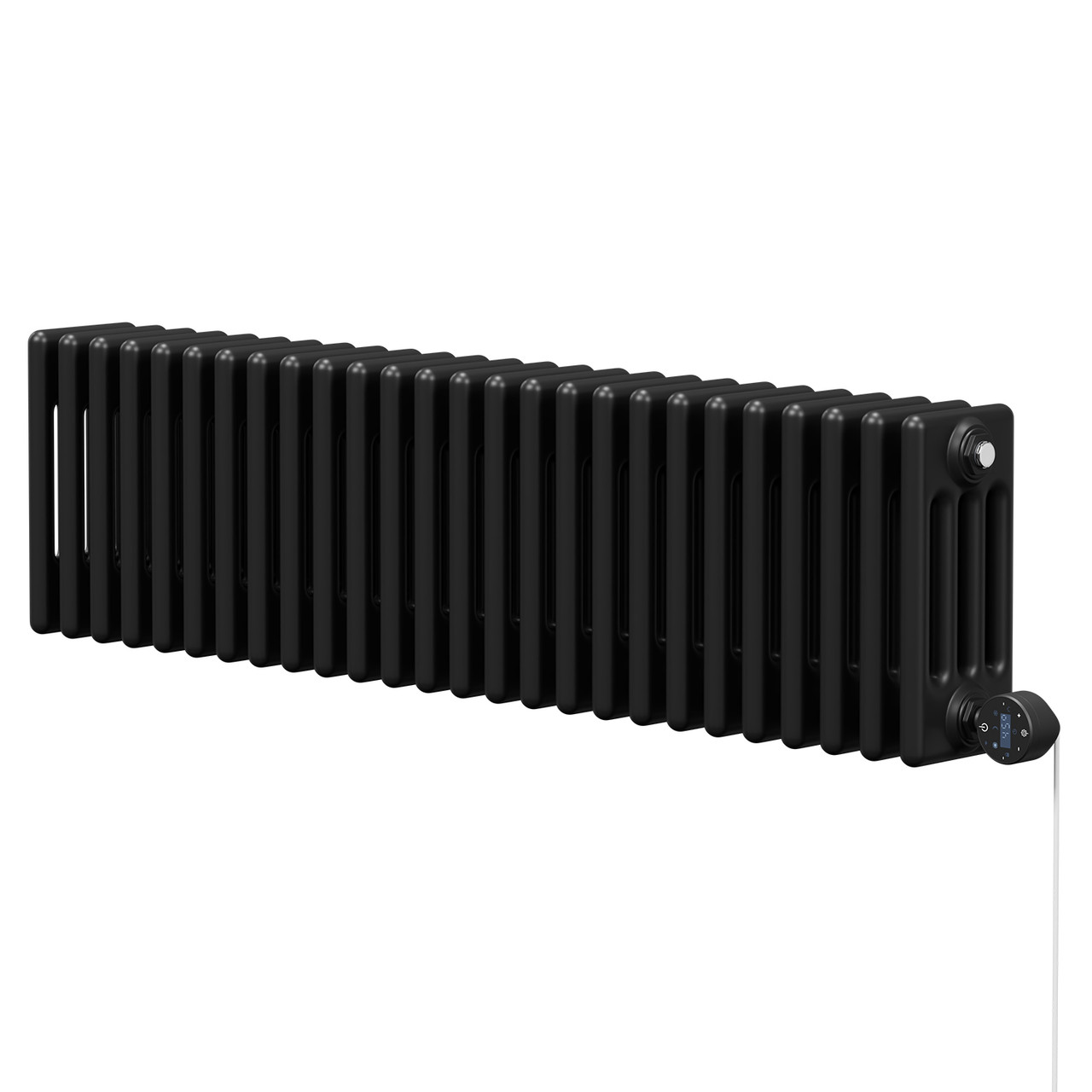 Colosseum Colore Horizontal Wifi Thermostatic Electric Quadruple Column Radiator