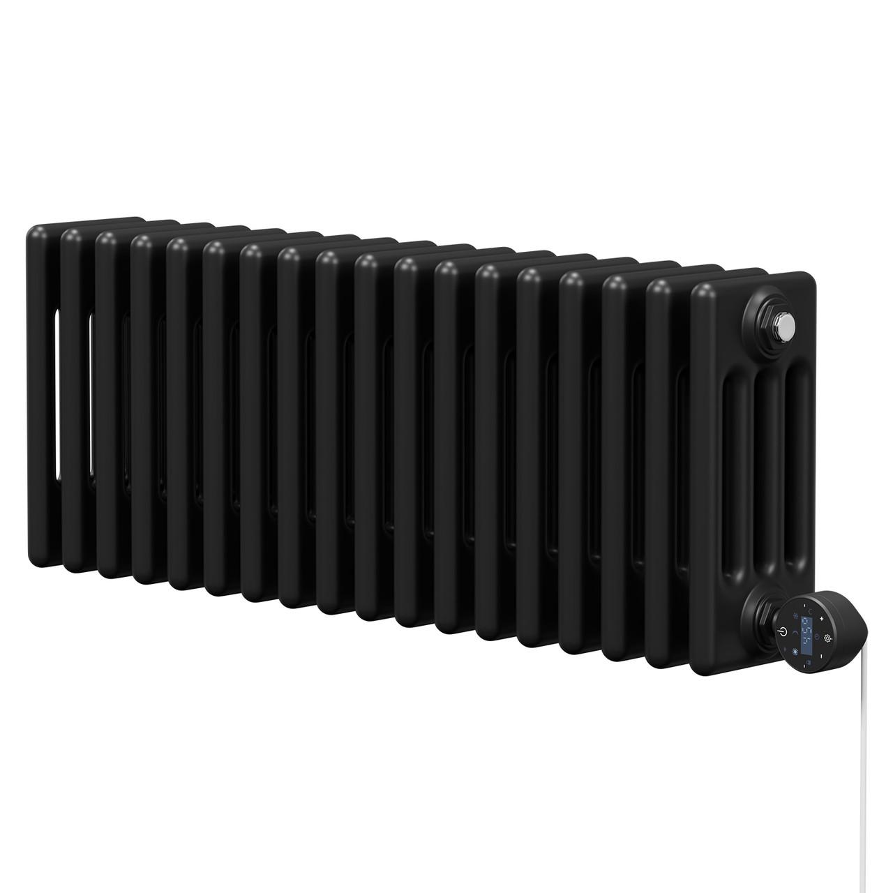 Colosseum Colore Horizontal Wifi Thermostatic Electric Quadruple Column Radiator