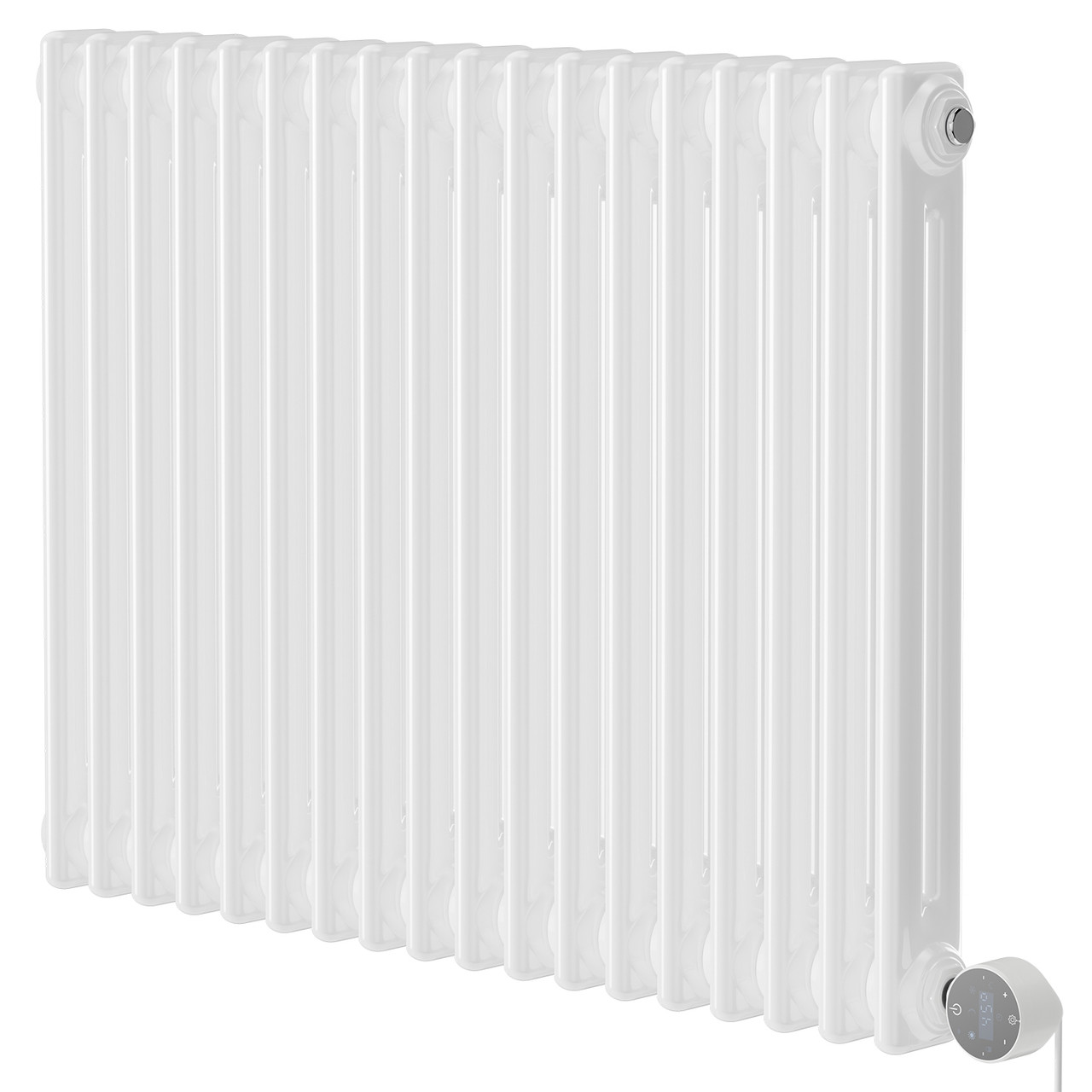 Colosseum Horizontal Wifi Thermostatic Electric Double Column Radiator