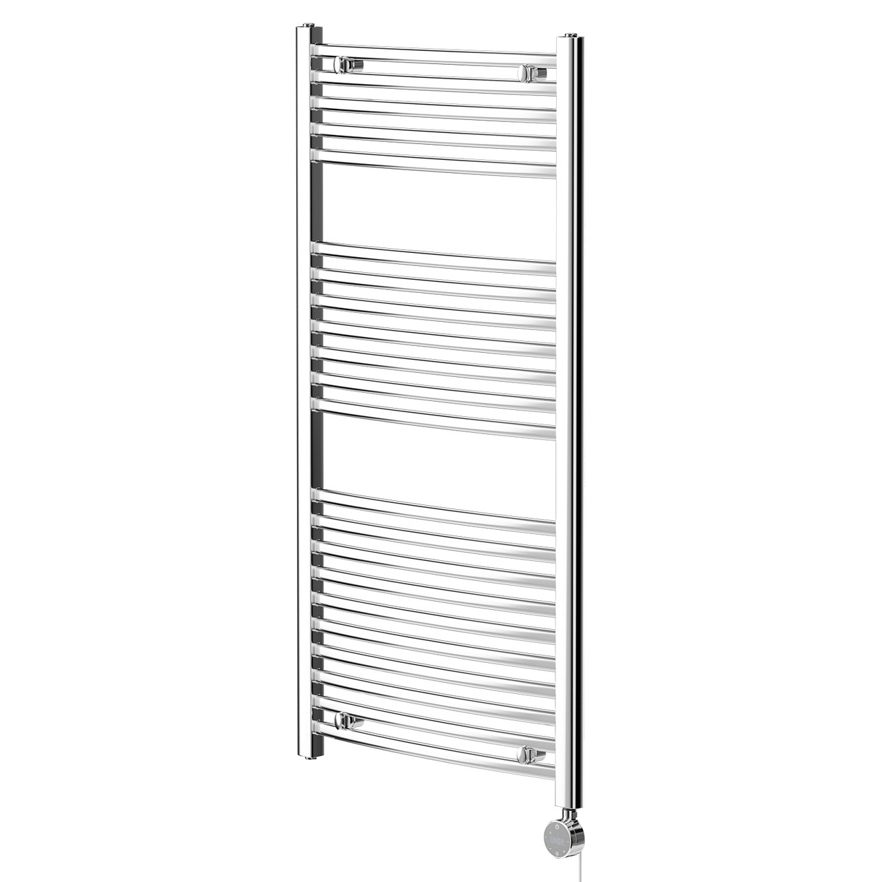 Columbus Curved Wifi Thermostatic Electric Heated Towel Rail