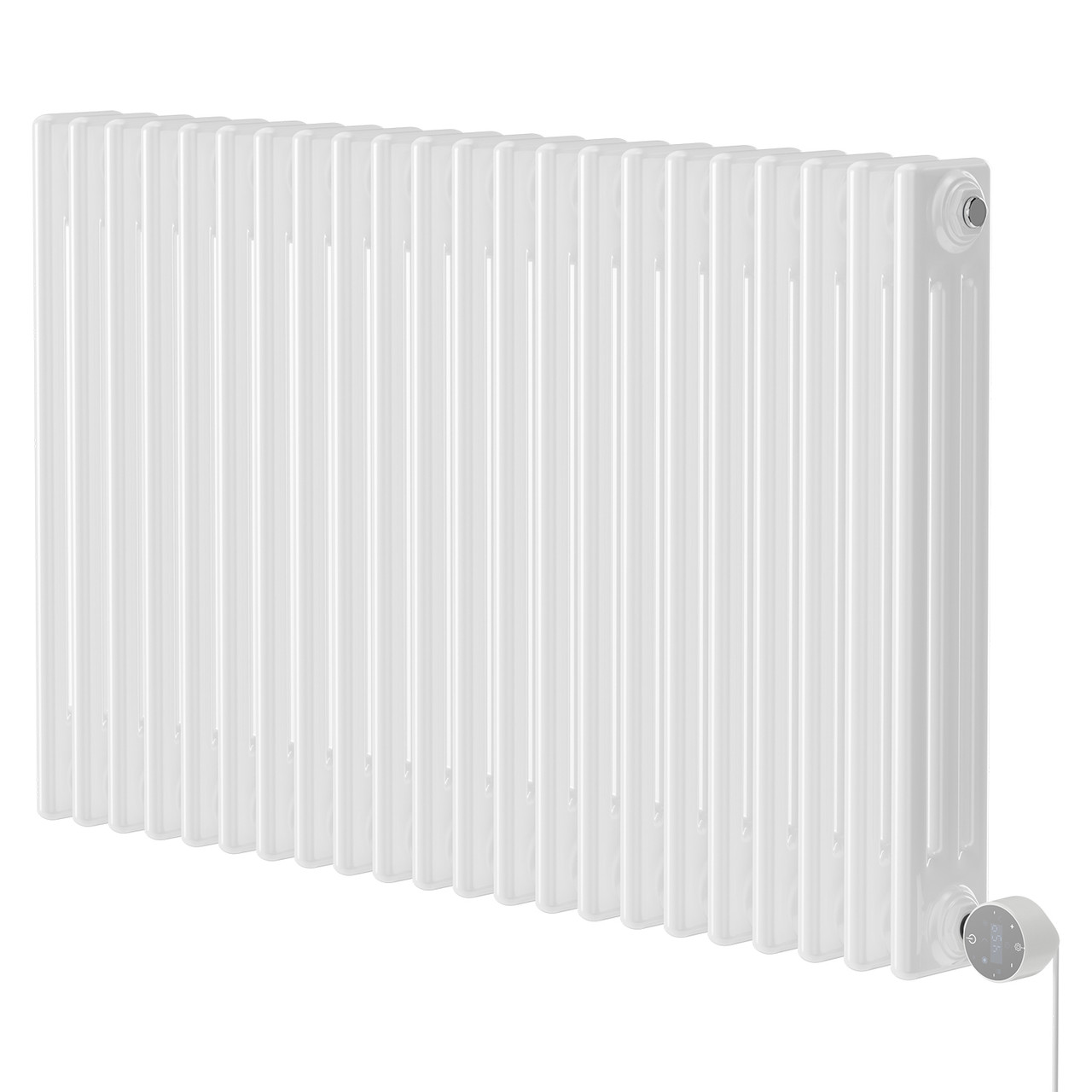 Colosseum Horizontal Wifi Thermostatic Electric Triple Column Radiator