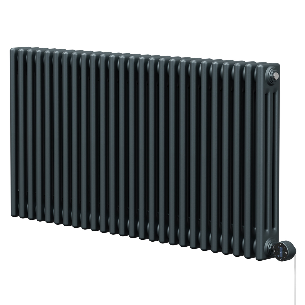 Colosseum Horizontal Wifi Thermostatic Electric Triple Column Radiator