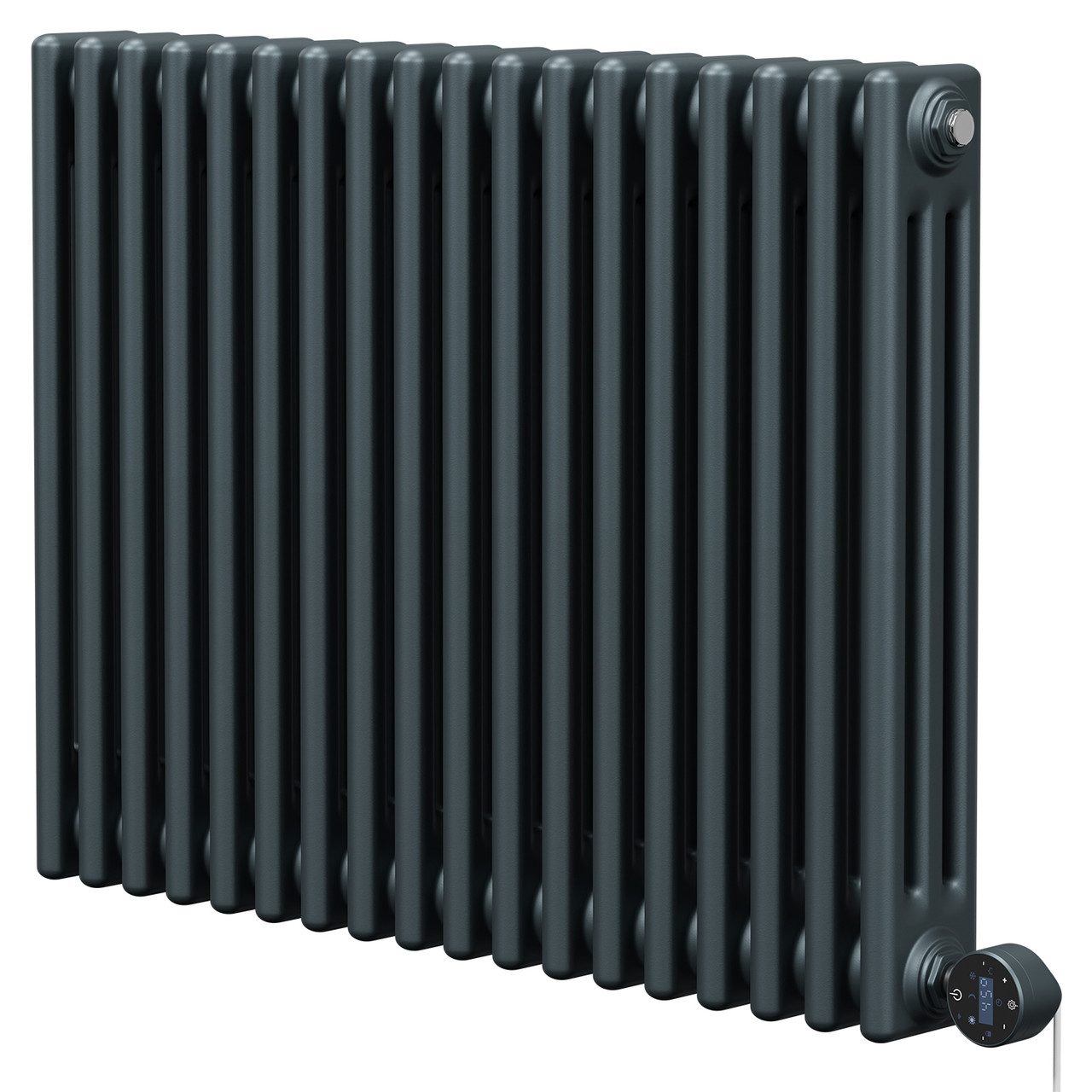 Colosseum Horizontal Wifi Thermostatic Electric Triple Column Radiator