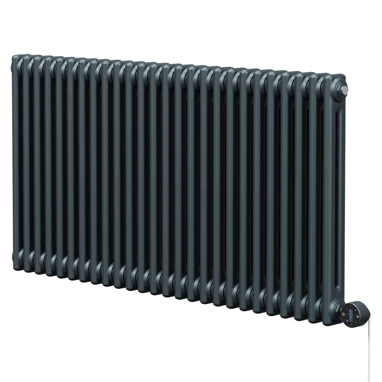 Colosseum Horizontal Wifi Thermostatic Electric Double Column Radiator