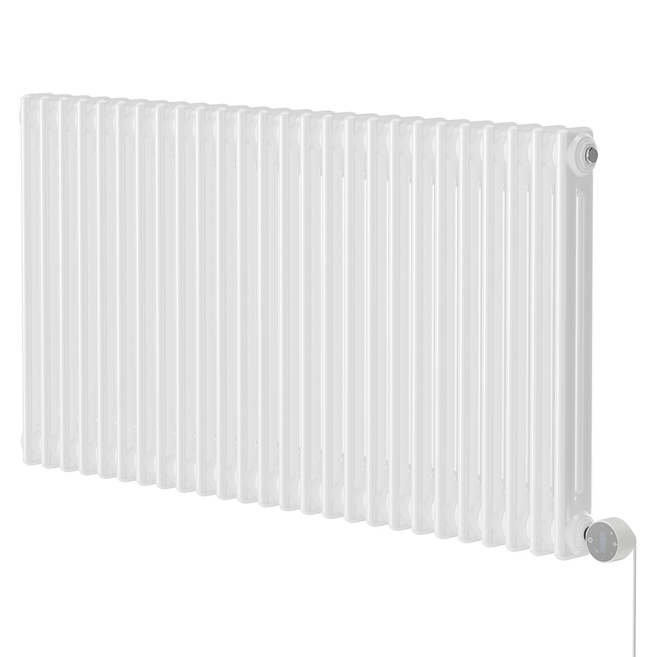 Colosseum Horizontal Wifi Thermostatic Electric Double Column Radiator