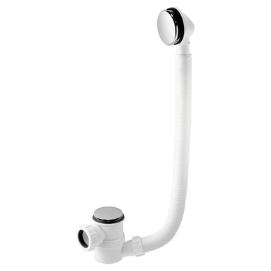 McAlpine 1½" x Seal Top Access Swivel Bath Trap with Overflow & Removable Chrome Clicker Waste, alternate view 3