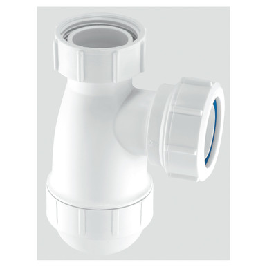 McAlpine 1¼" Shallow Basin Bottle Trap, alternate view 3