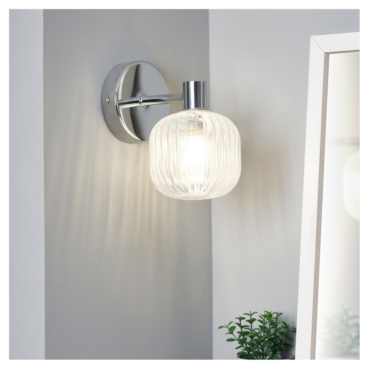 Forum Spa Scala Ribbed Bathroom Wall Light