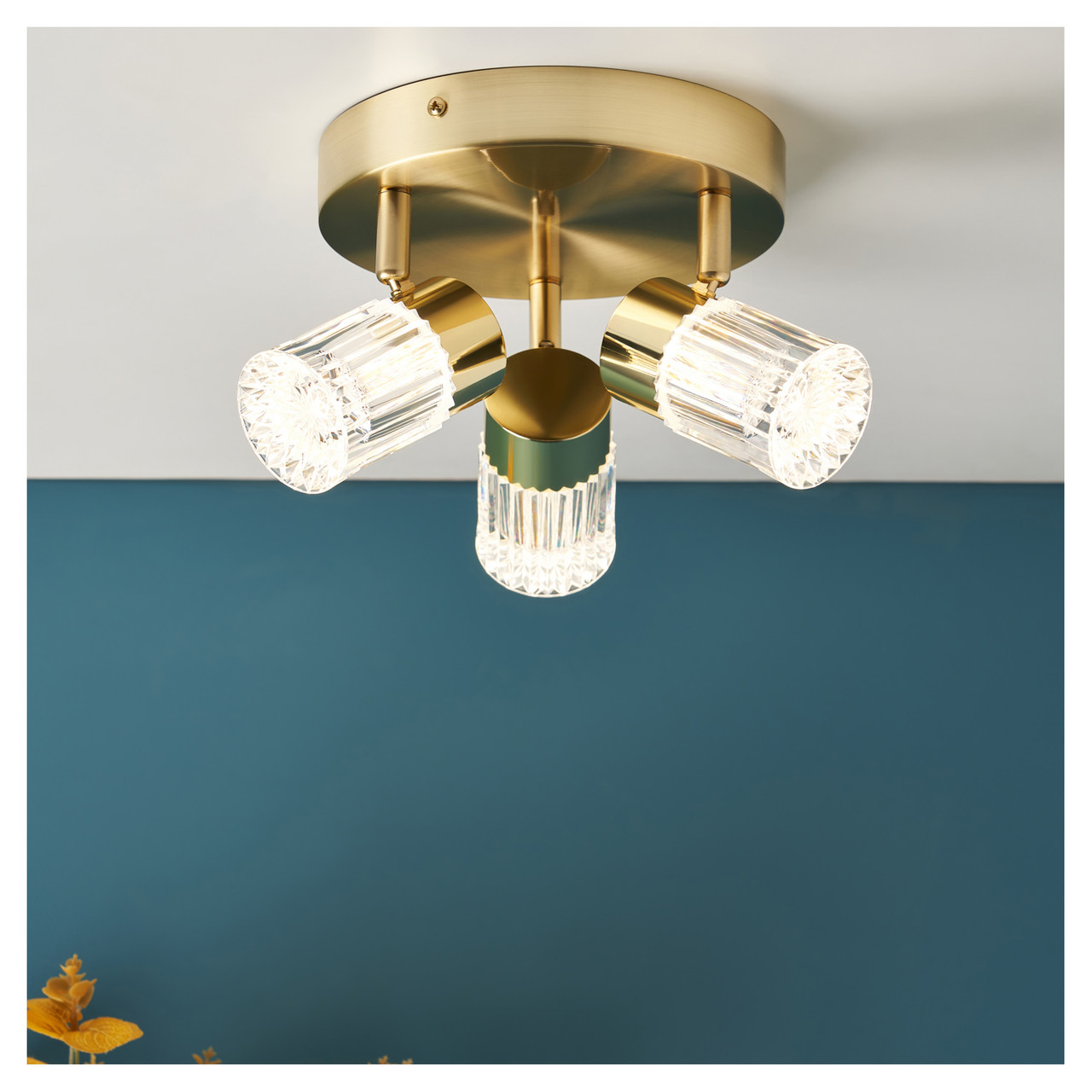 Forum Spa Bizet 3 Light Adjustable Spot Ceiling Plate
