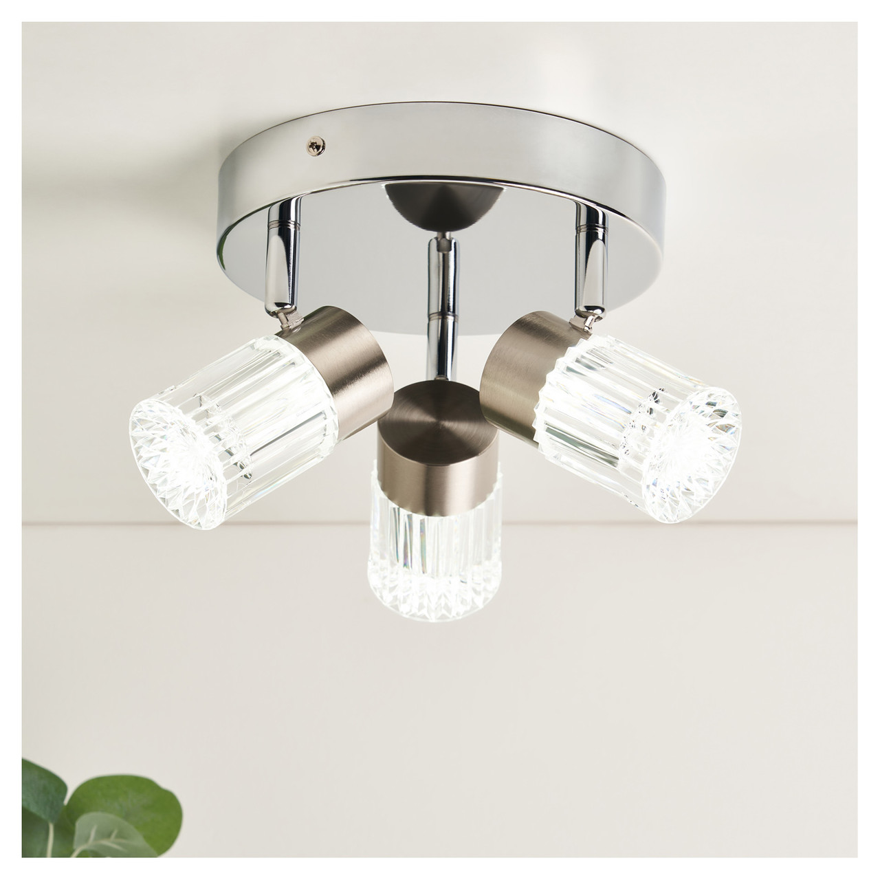 Forum Spa Bizet 3 Light Adjustable Spot Ceiling Plate