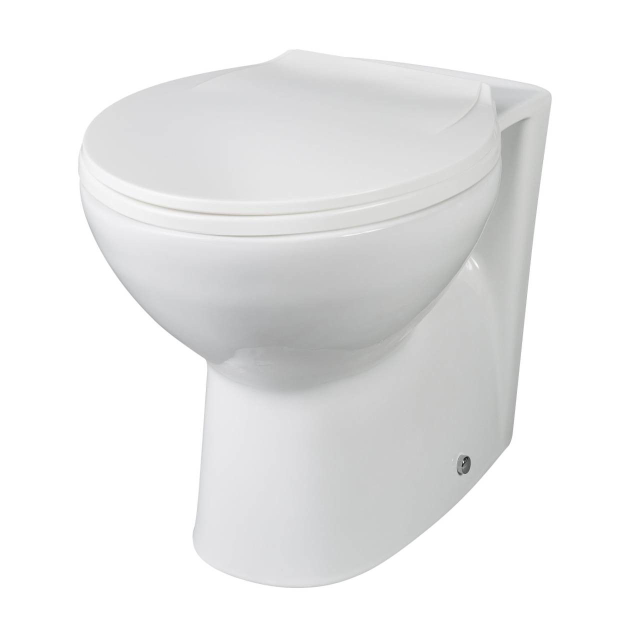Nuie Melbourne Round Back to Wall Toilet Pan
