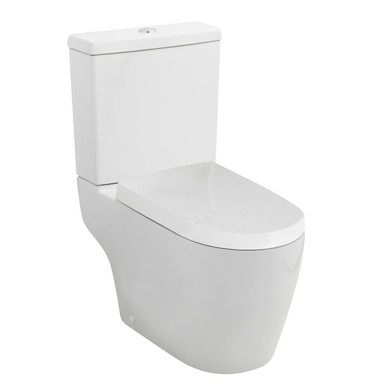 Nuie White Provost Semi Flush To Wall Toilet Pan And Cistern | | Ceramic | 410Mm X 795Mm X 670Mm