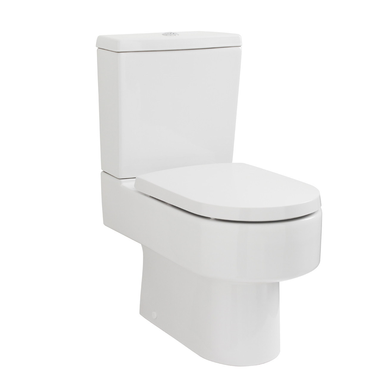 Nuie Ambrose Semi Flush to Wall Toilet Pan and Cistern