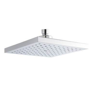 Nuie Chrome Fixed Square Shower Head | | Stainless Steel | 200Mm