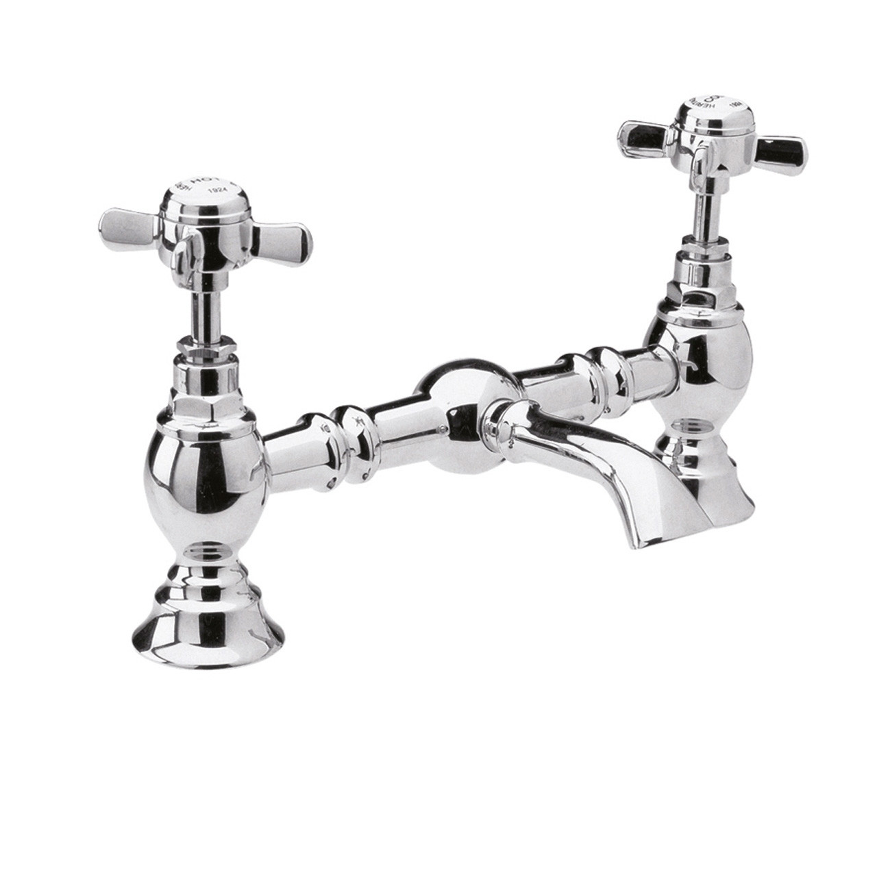 Nuie Beaumont Luxury Bridge Basin Mixer Tap