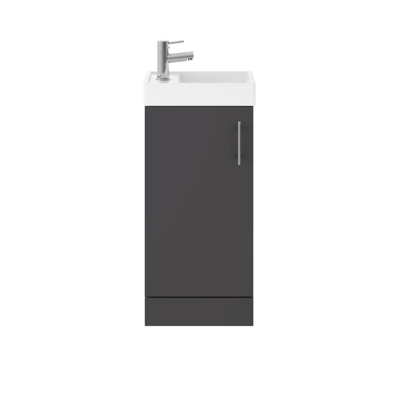Nuie Valut Single Door Vanity Unit and Compact Basin