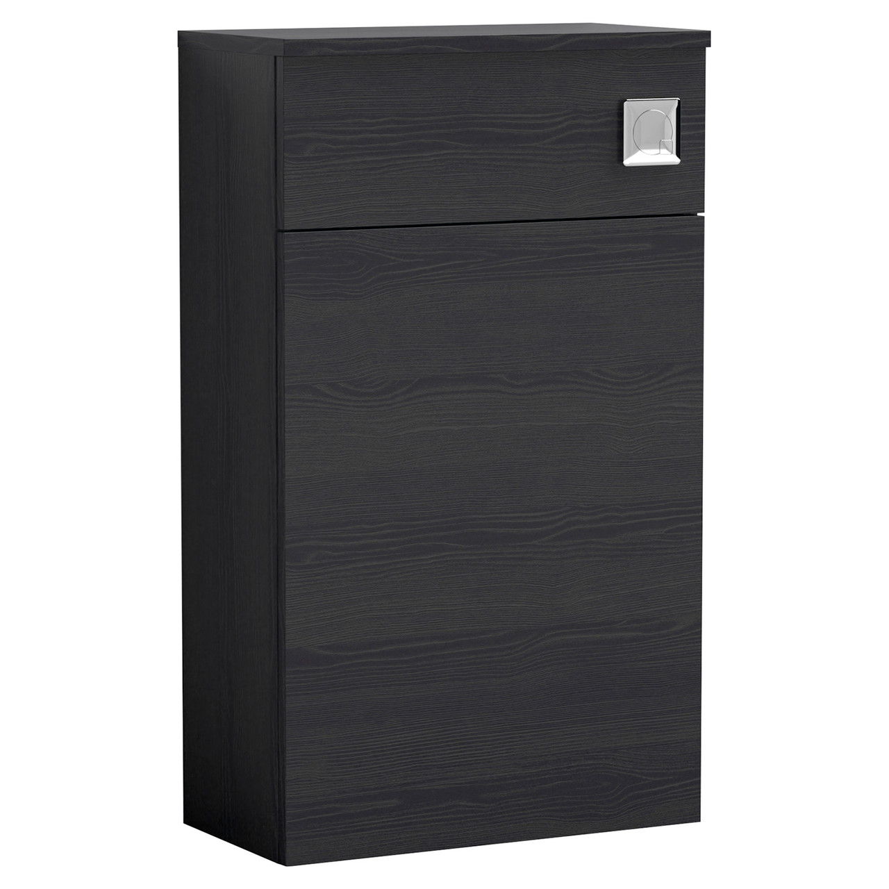 Nuie Charcoal Black Athena Woodgrain Toilet Unit | | Mdf | 500Mm