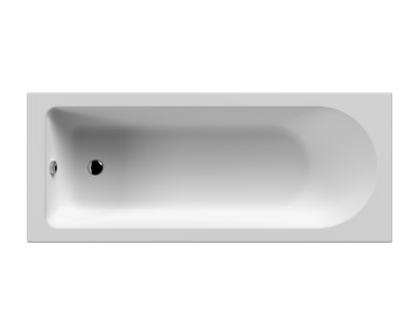 Nuie White Barmby Round Single Ended Bath | | Acrylic | 1600Mm X 700Mm