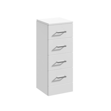 Nuie Gloss White Mayford Drawer Storage Unit | | Mdf | 300Mm X 330Mm Size 4