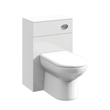 Nuie Gloss White Mayford Toilet Unit | | Mdf | 500Mm X 330Mm