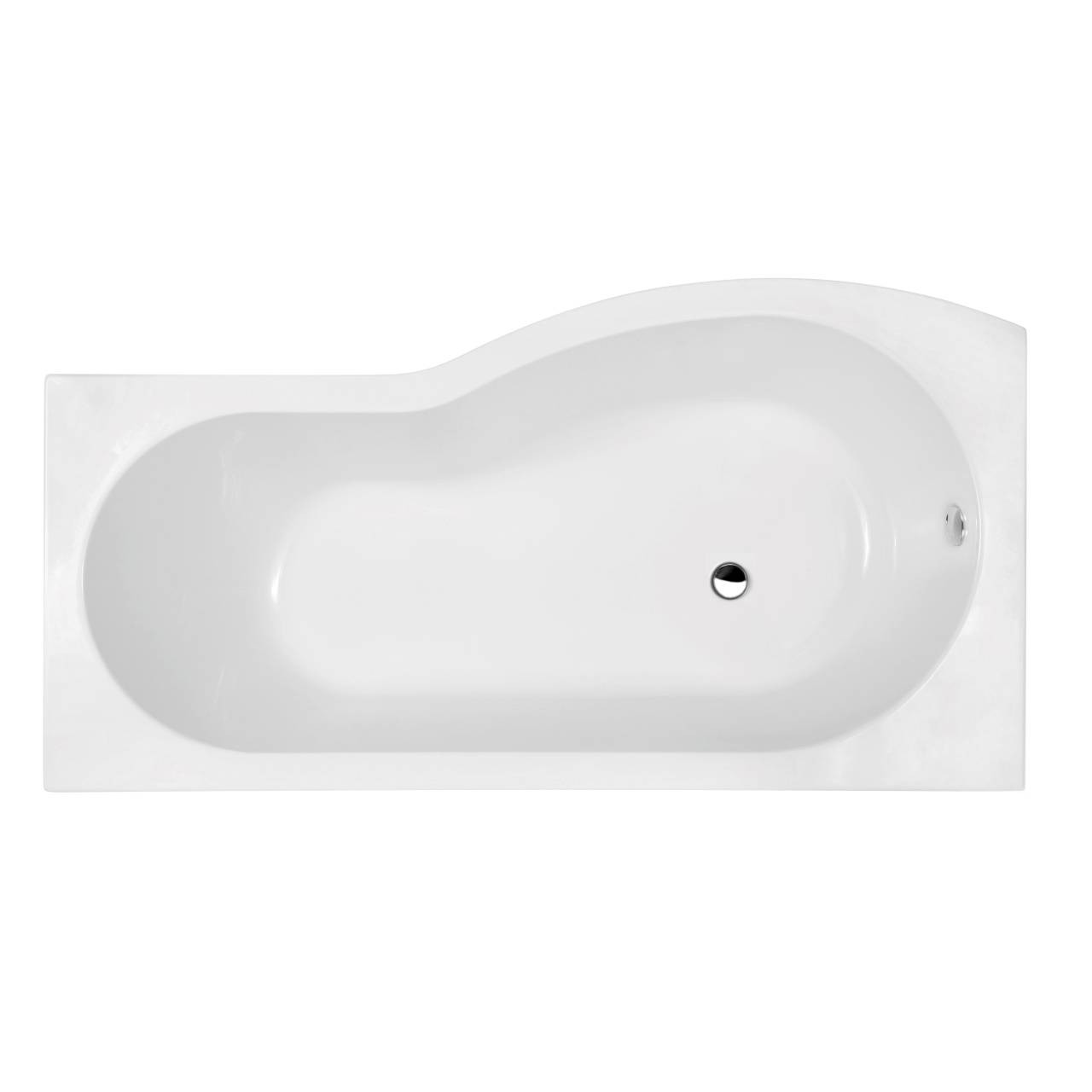 Nuie Left Hand B Shape Shower Bath