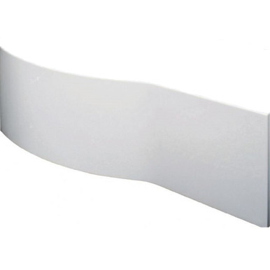 Nuie White B Shape Front Bath Panel | | Acrylic | 1700Mm