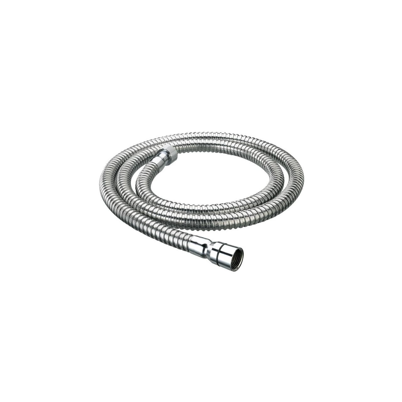 Bristan Chrome 2M Standard Bore Cone To Nut Shower Hose | | Brass | 14Mm X 2000Mm X 14Mm