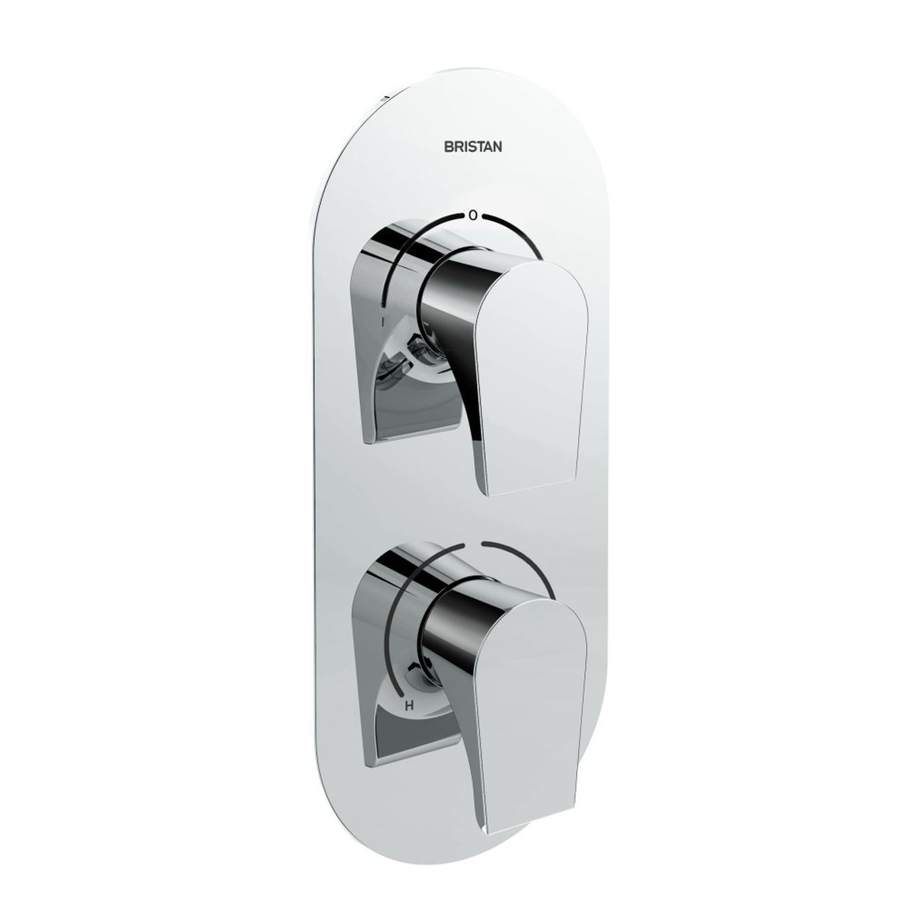 Bristan Hourglass Recessed Dual Control Shower Valve with Two Outlet Diverter