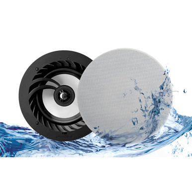 Proofvision White Lithe Audio 6.5" Ip44 Bathroom Ceiling Bluetooth Master Speaker | | Plastic | 230Mm X 230Mm X 140Mm
