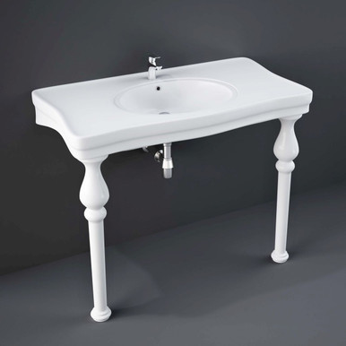 RAK Ceramics Console Alexandra Basin with 3 Tap Holes, alternate view 3