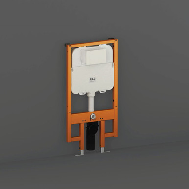 Rak Ceramics Orange Regular Front Flush Concealed Cistern With 1140Mm Frame For Wall Hung Toilet Pan | | Metal | 80Mm