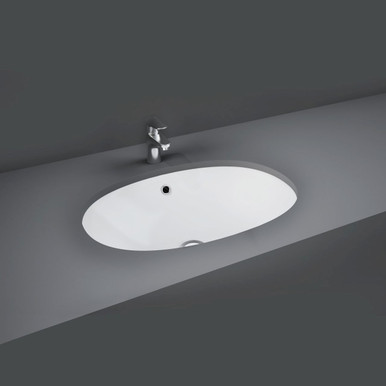 Rak Ceramics White Lily Under Counter Basin | | 465Mm X 335Mm X 180Mm