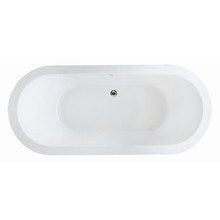 RAK Ceramics DKM Round Double Ended Bath and Leg Set, alternate view 2