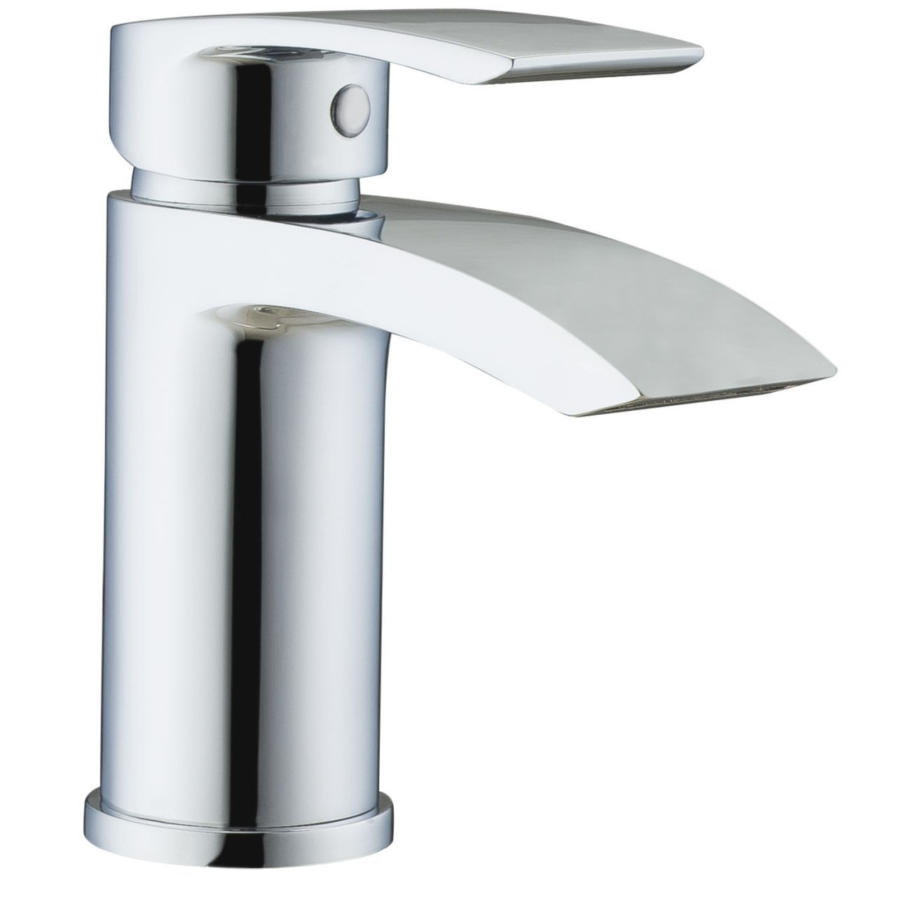 RAK Ceramics Curve Mini Mono Basin Mixer Tap with Clicker Waste