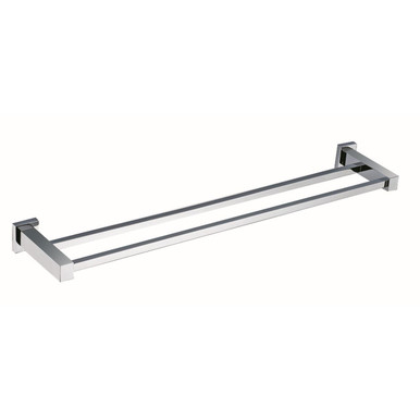 RAK Ceramics Cubis Double Towel Rail, alternate view 3
