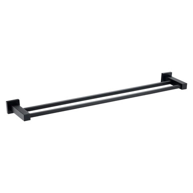 RAK Ceramics Cubis Double Towel Rail, alternate view 3
