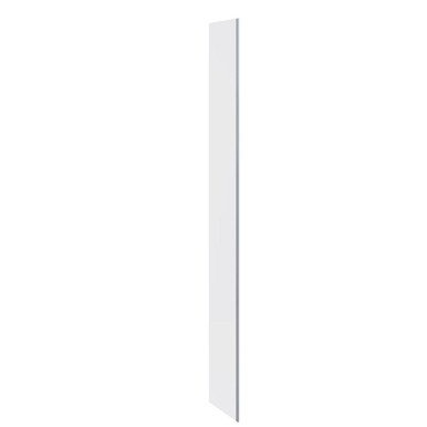 Rak Ceramics Grey Feeling Fixed Return Panel With Fixings | | Glass/Aluminium | 250Mm X 2000Mm